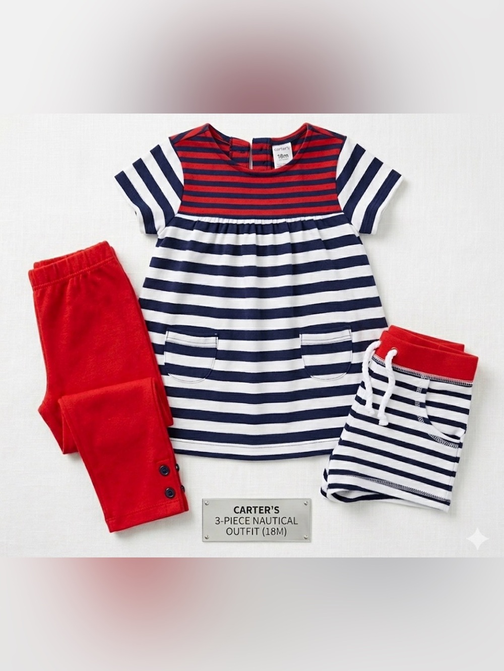 Carter's | Top Shorts Pants girl bundle | 18m